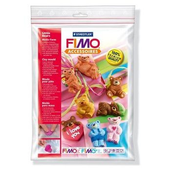 FIMO silicone mould Little bears