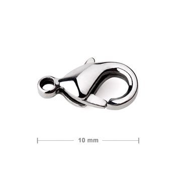 Stainless steel 316L lobster clasp 10mm