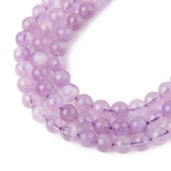 Lavender Amethyst beads 6mm