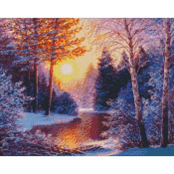 Diamond painting winter landscape picture 40x50cm