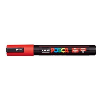 POSCA acrylic marker 5M red