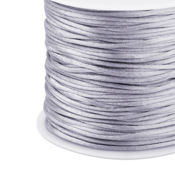 Nylon satin cord 1,5mm/2m White