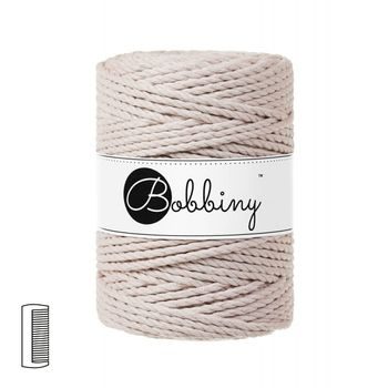 Bobbiny Macramé příze XXL 3PLY 5mm Nude