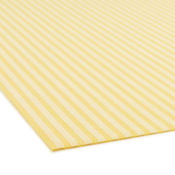 Felt striped design 1mm yellow-white
