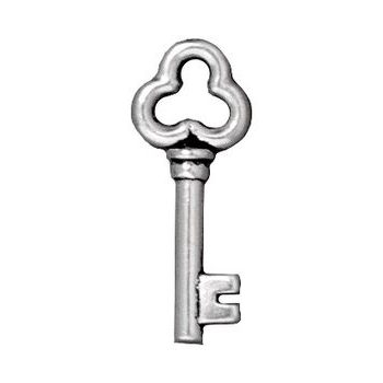 TierraCast pendant Key antique silver