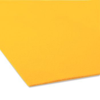 Filc / plsť dekorativní 1mm tmavě žlutá