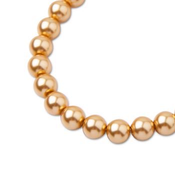 Preciosa guľatá perla MAXIMA 8mm Pearl Effect Gold