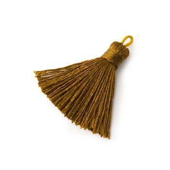 Jewellery tassel 3.5cm brown