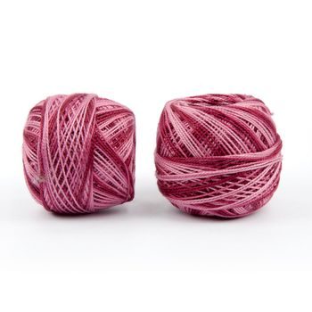 Pearl crochet yarn 85m ombre dark red