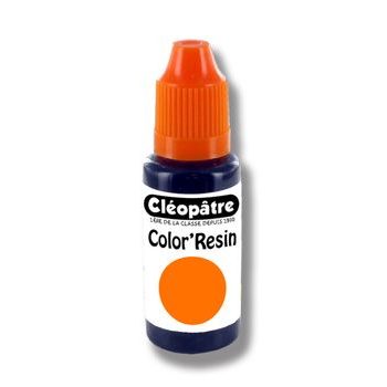 Transparent dye for coloured crystal resin 15ml orange