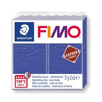FIMO Leather Effect (8010-309) indigo modrá