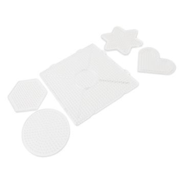 Set of 5 pegboards for ironing beads NABBI® mix of shapes