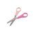 Children's left-handed scissors rounded 13.5cm mix of colours