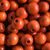 Dřevěné korálky kulička 10mm oranžová