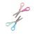 Children's left-handed scissors rounded 13.5cm mix of colours