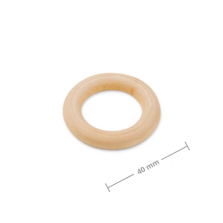 Wooden decorative rings 40x7mm
