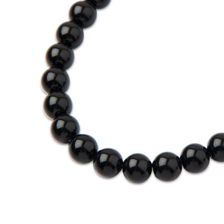Preciosa guľatá perla MAXIMA 6mm Crystal Magic Black