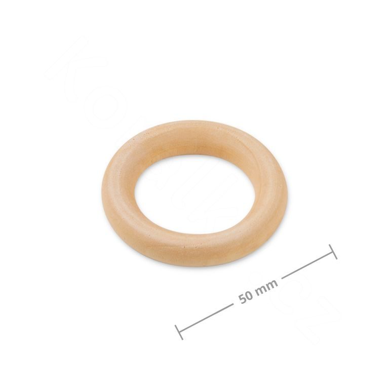 Wooden decorative rings 50x10mm