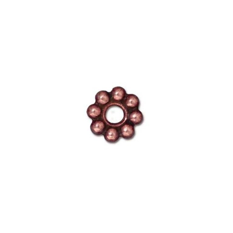 TierraCast decorative spacer 8mm antique copper