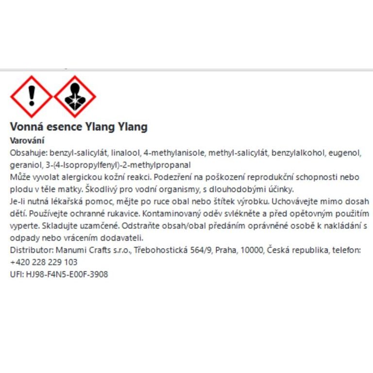 Manumi vonná esence Ylang Ylang 10ml