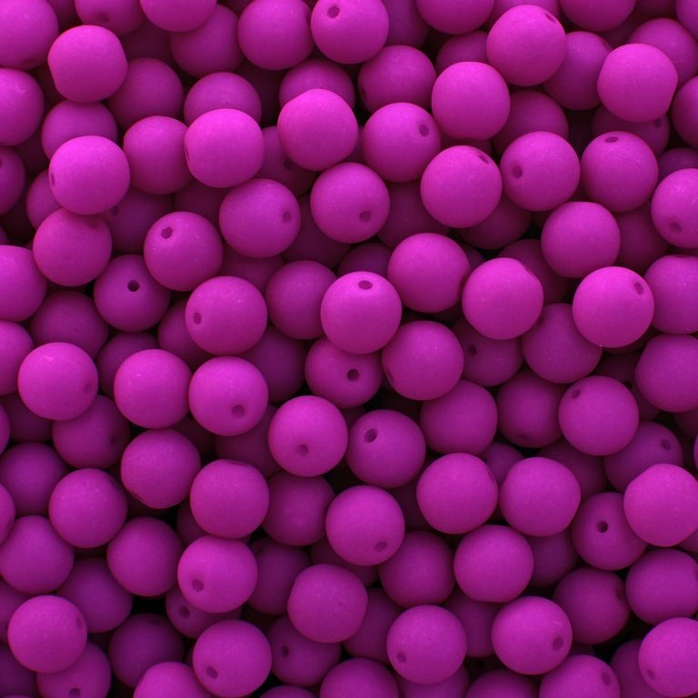 Pressed beads Estrela NEON 4mm purple