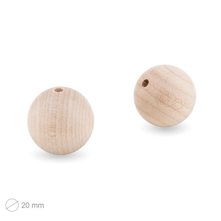 Wooden raw beads 20mm