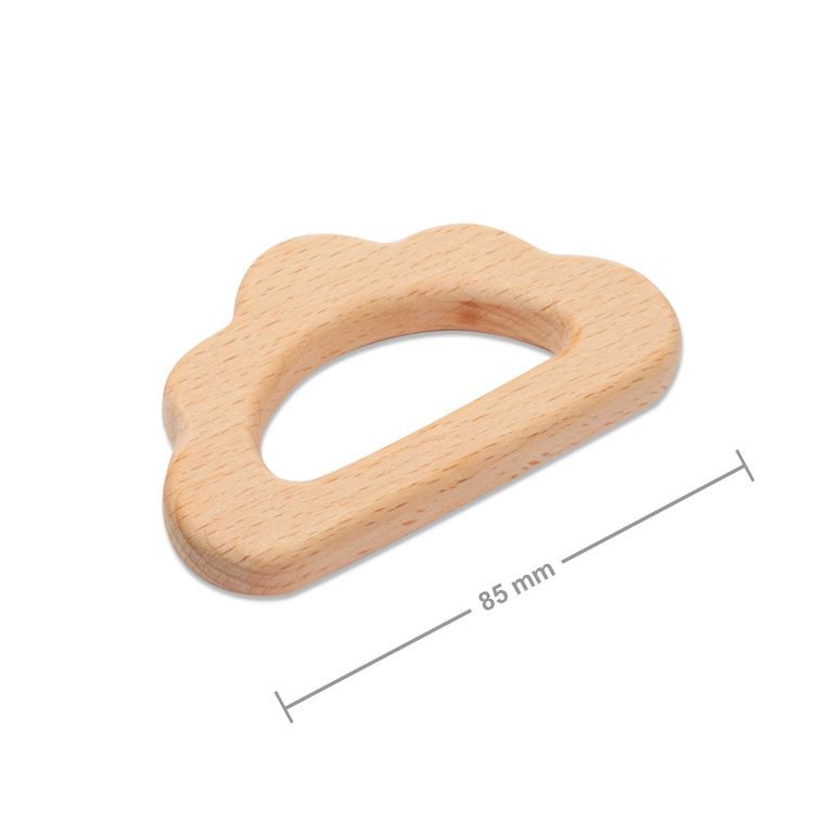 Wooden teether cloud 85mm