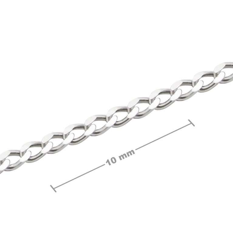 Sterling silver 925 unfinished chain 1.3mm No.414