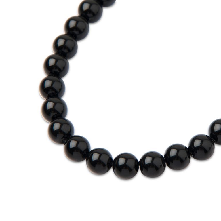 Preciosa guľatá perla MAXIMA 4mm Crystal Magic Black