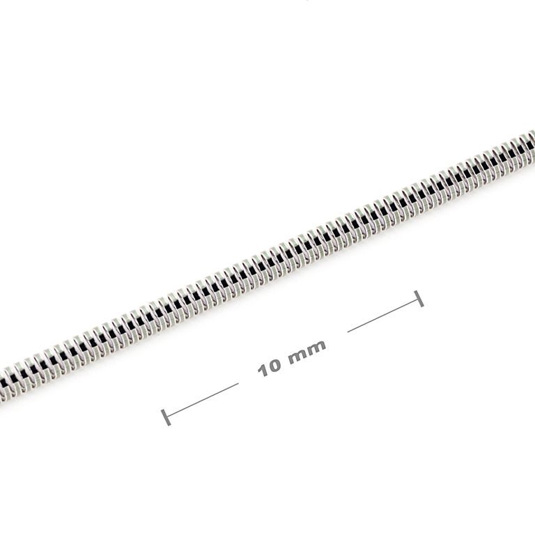 Ochranná dutinka French wire 1,1mm v barvě stříbra