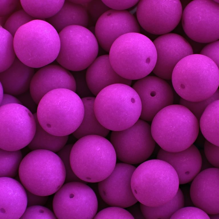 Pressed beads Estrela NEON 8mm purple