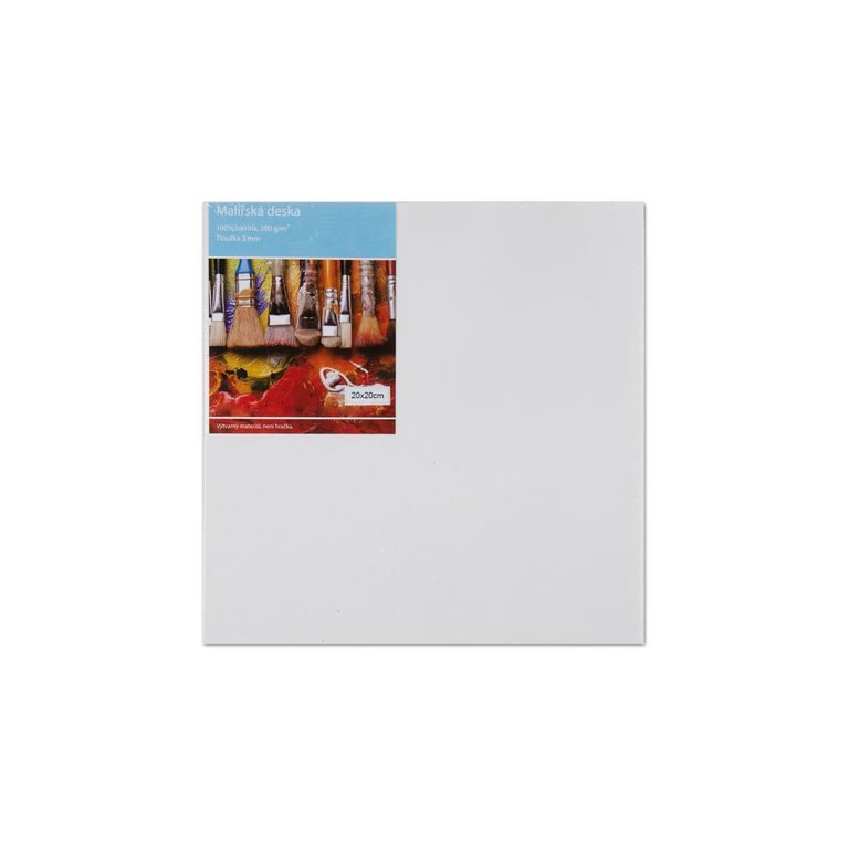 Painting board with canvas 20x20cm 280g/m²