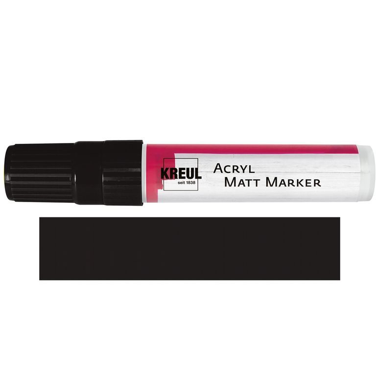 Acrylic marker KREUL XXL matte black