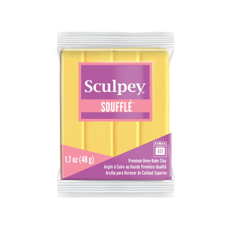 Sculpey SOUFFLÉ Canary canare yellow