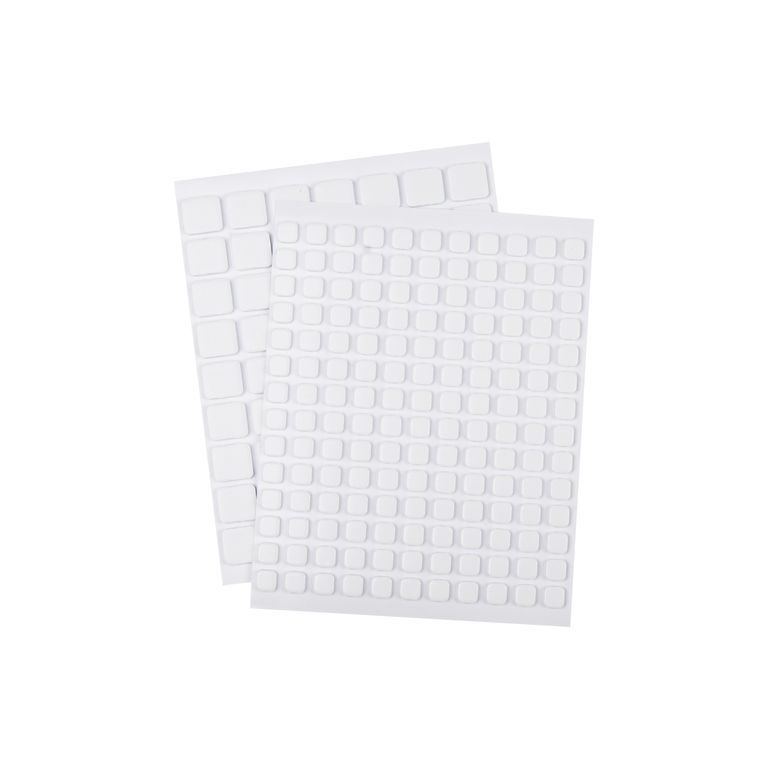 Foam adhesive squares white 217pcs