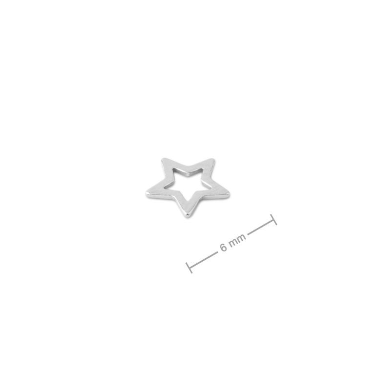 Silver pendant star No.894