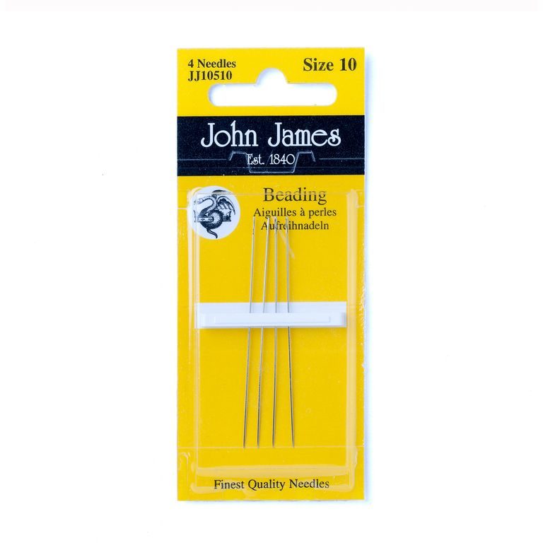 Beading needles size 10 4pcs