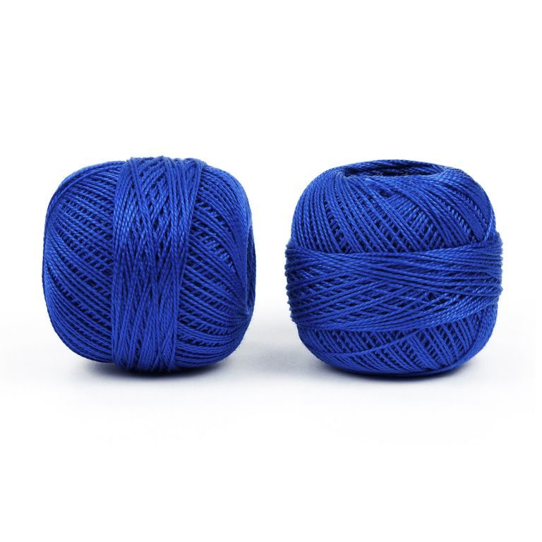 Pearl crochet yarn 85m dark blue