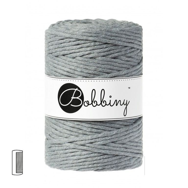 Bobbiny macramé priadza XXL 5mm Steel