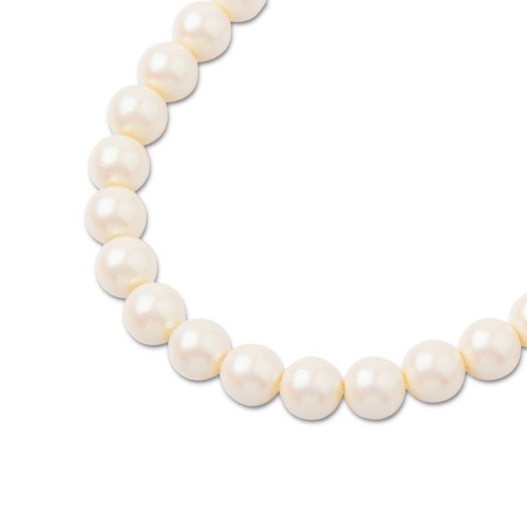 Preciosa Round pearl MAXIMA 4mm Pearlescent Cream