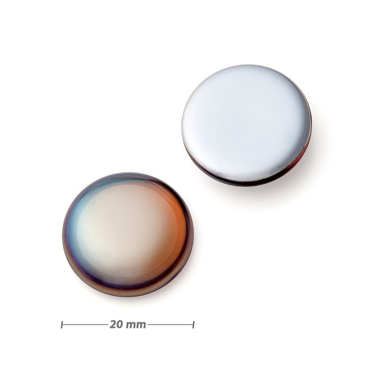 Czech glass cabochon celsian 20mm