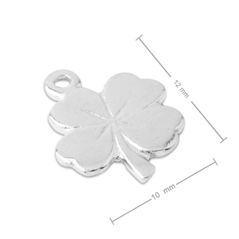 Sterling silver 925 pendant clover No.506
