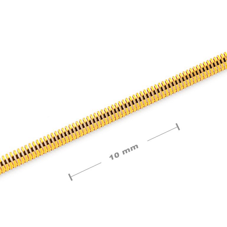 Ochranná dutinka French wire 1,3mm v barvě zlata
