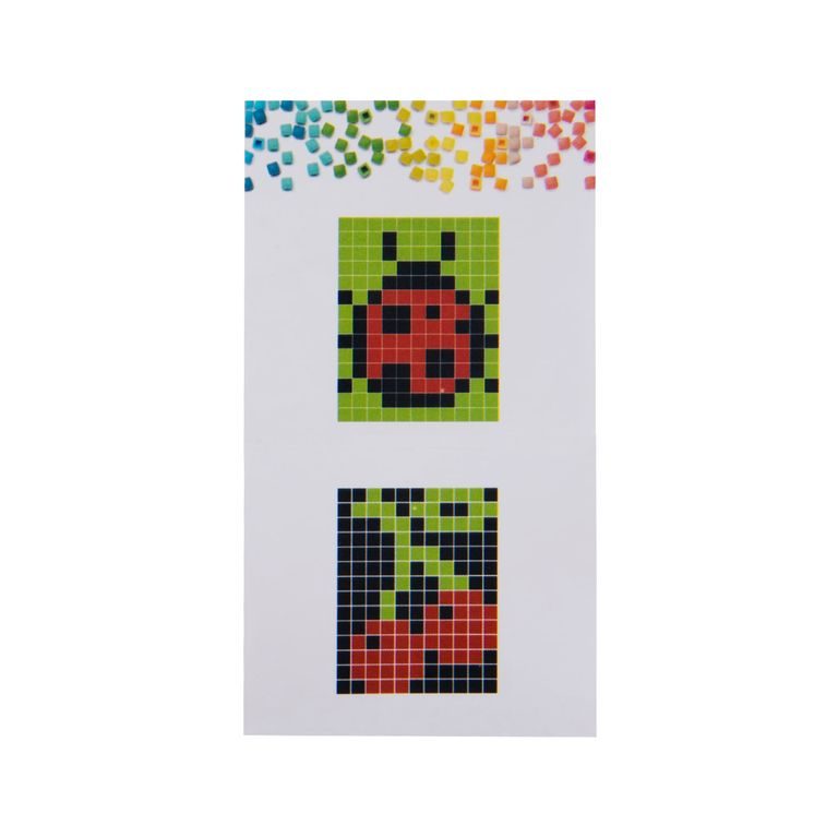 Pixel keychain ladybird