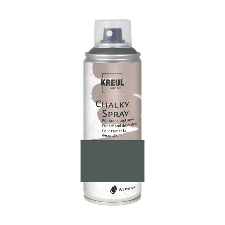 Chalk spray paint 200ml dark grey