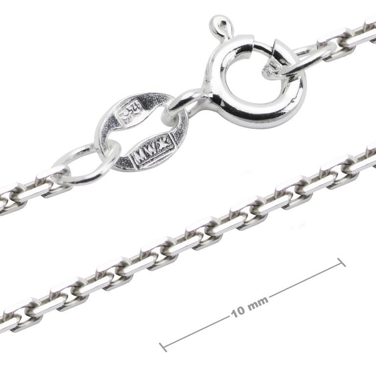 Silver chain with a clasp 50cm No.577