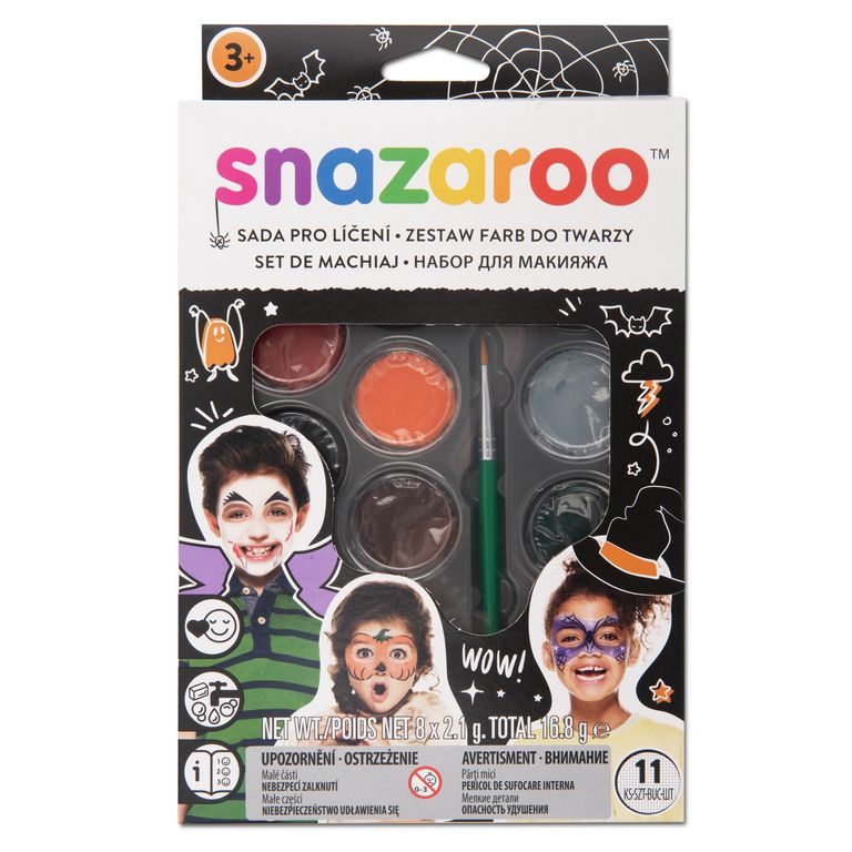 Snazaroo sada barev na obličej halloweenské masky