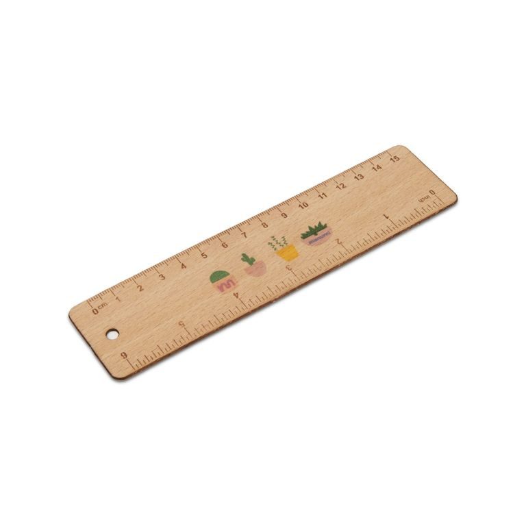 Manumi Wooden ruler 15 cm