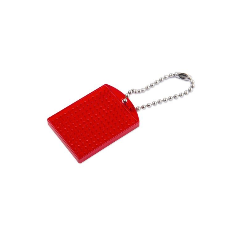 Náhradní klíčenka s řetízkem k pixel hobby červená