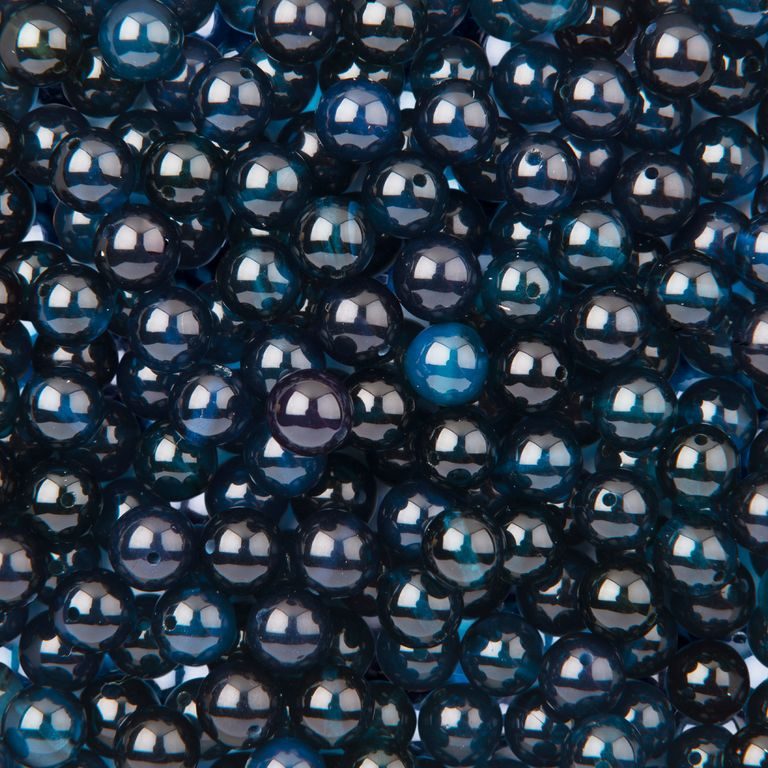 Modrý Jantar Korálek 6 mm